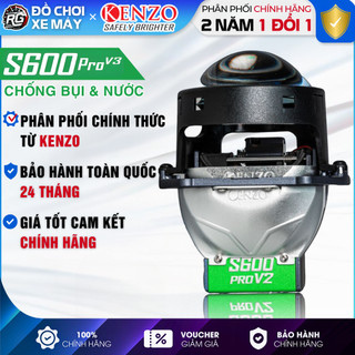   BH24THÁNG  KENZO S600 Pro V3 - Đèn Bi Cầu Led S600 Pro 65W Chống Nước Chống Bụi IP68 Chính Hãng 
