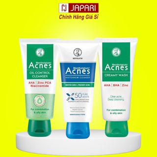  Sữa Rửa Mặt Ngăn Ngừa Mụn Acnes 100g - Gel Rửa Mặt Dưỡng Ẩm Dưỡng Sáng Srm Kiềm Dầu - Japari 