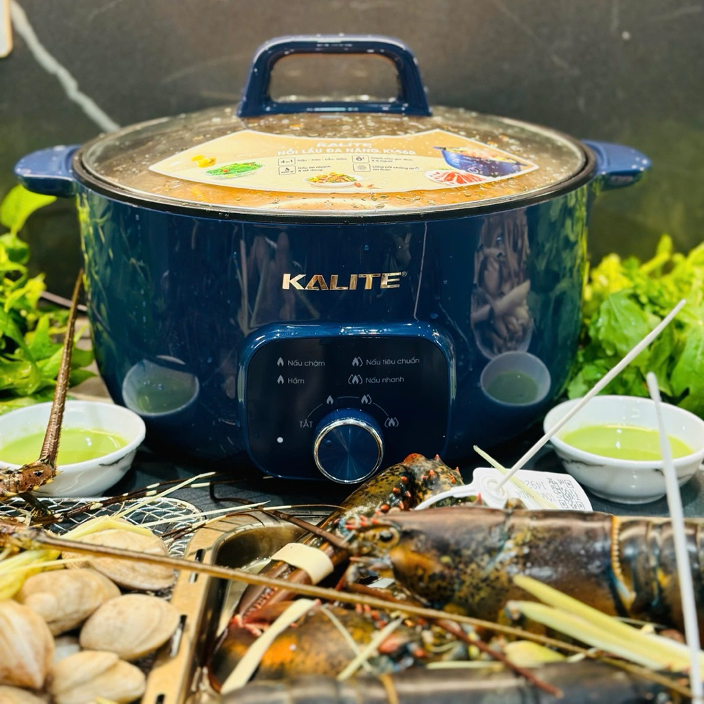 NỒI LẨU ĐA NĂNG KALITE KL568 4 in 1 tiện lợi cho mọi gd