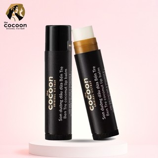  COMBO  Son dưỡng môi dầu dừa Bến Tre Cocoon 5G + Tẩy da chết môi Cà phê Đắk Lắk - Chính hãng 