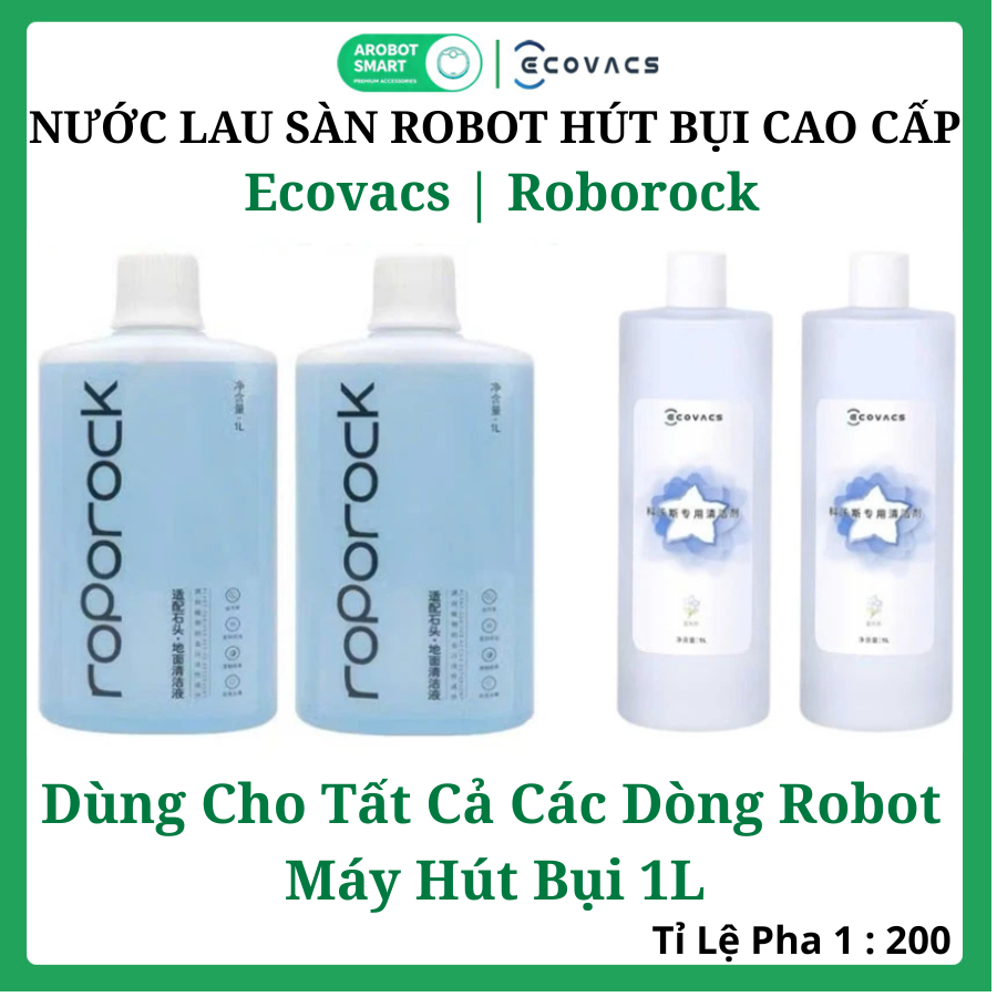 Nước lau sàn chuyên dụng dành riêng cho Robot lau nhà Ecovacs Deebot ECOVACS DEEBOT / DREAME/ XIAOMI