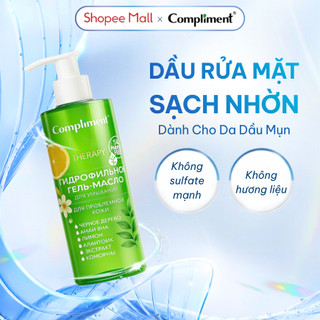  Gel Rửa Mặt Cho Da Dầu Mụn Compliment  - Sạch Sâu Lớp Makeup & Dầu Thừa Ngăn Ngừa Mụn 150ml 