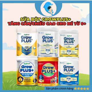   Link live X  Sữa công thức pha sẵn Nutifood Grow plus Bạc Grow plus xanhl  Grow plus vàng 1+ lon 400g 800g MECAHEO 