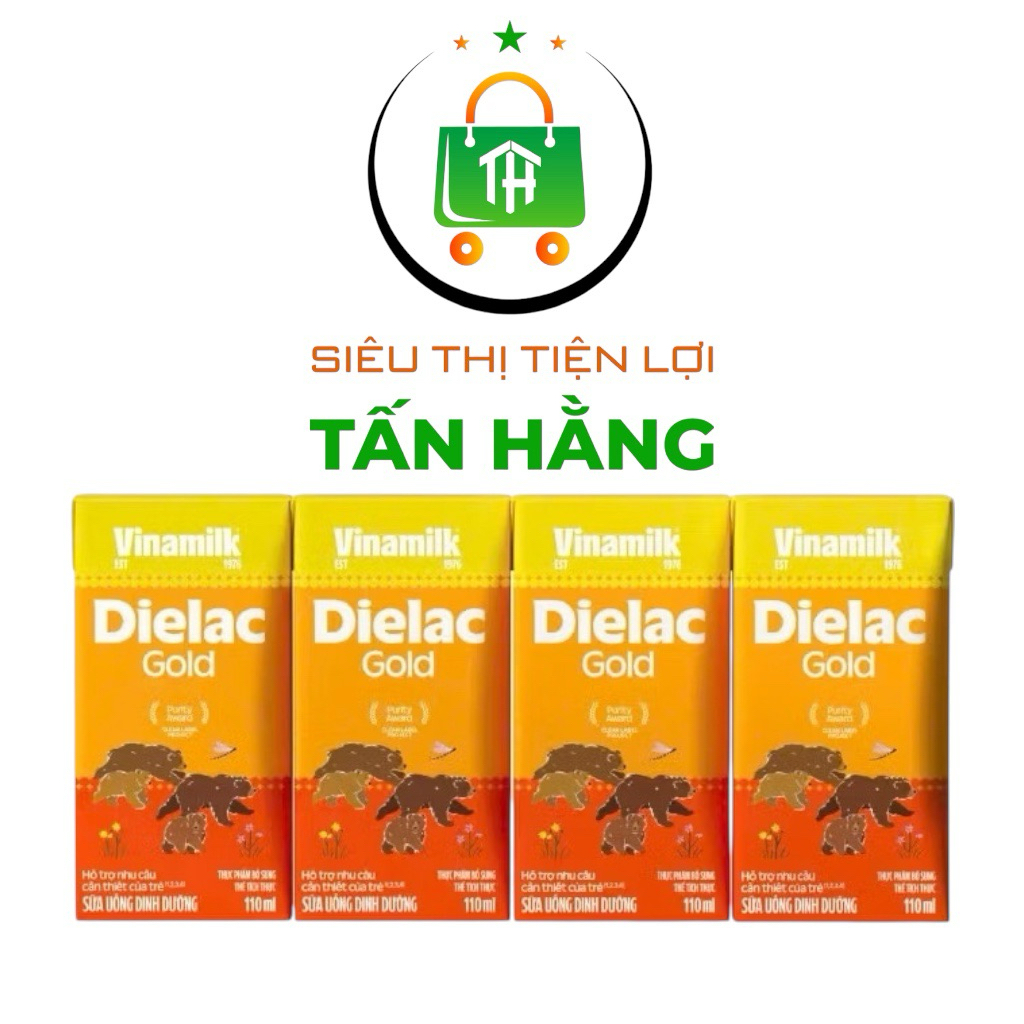 SỮA BỘT PHA SẴN VINAMILK DIELAC GOLD - THÙNG 48 HỘP 110ML