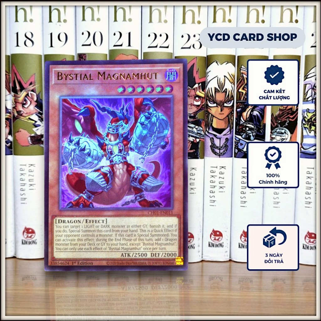 [YCDcardgame] Thẻ Bài Yugioh Chính Hãng Bystial Magnamhut – Ultra Rare