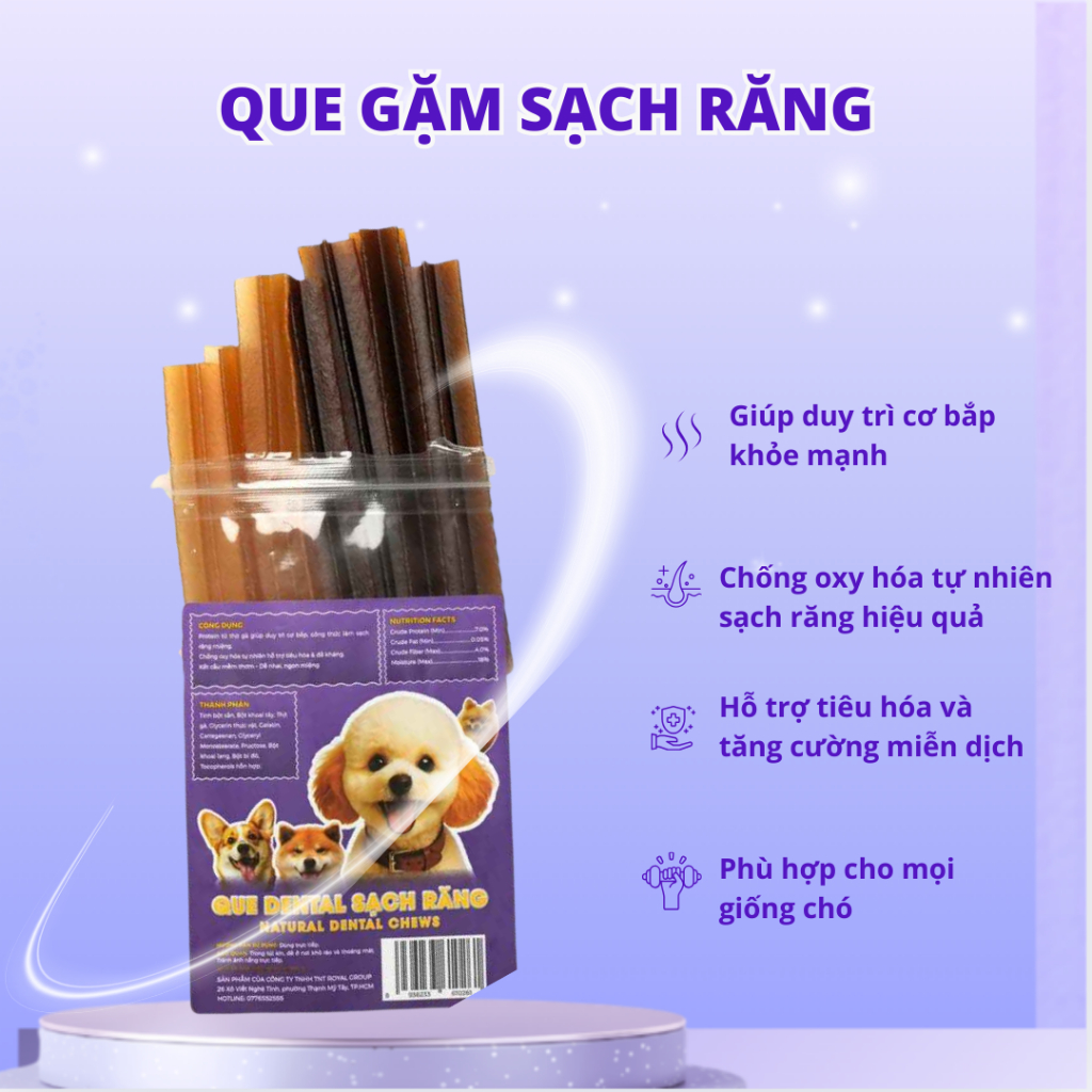 Que Gặm Sạch Răng Cho Chó Mèo MasterCare – Snack Thưởng Huấn Luyện Hiệu Quả
