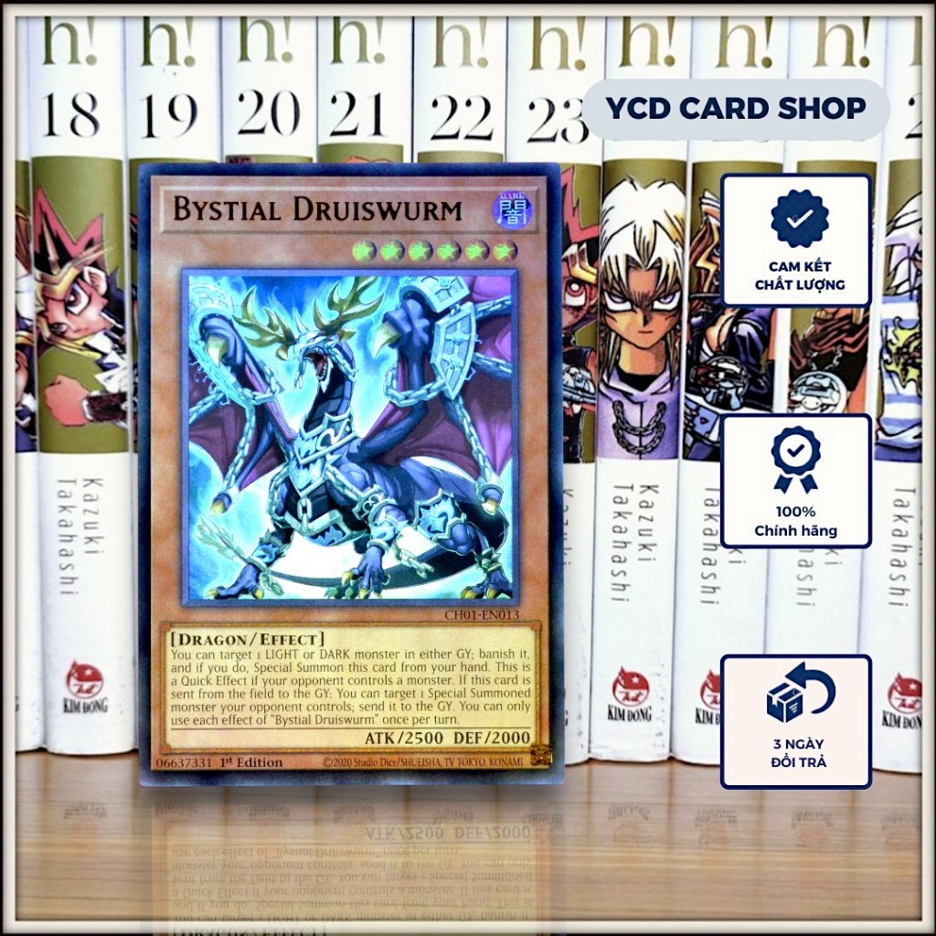 [YCDcardgame] Thẻ Bài Yugioh Chính Hãng Bystial Druiswurm – Ultra Rare
