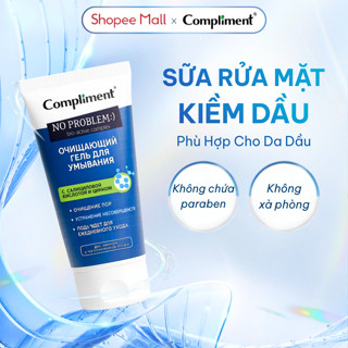  Compliment Sữa Rửa Mặt  BHA & Zinc - Sạch Sâu Kiềm Dầu Ngăn Ngừa Mụn Cho Da Dầu 200ml 
