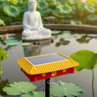 🙏Loại A -  Đài Niệm Phật Năng Lượng Mặt Trời Mái Chùa Cao Cấp - Máy tụng Kinh Địa Tạng năng lượng🙏