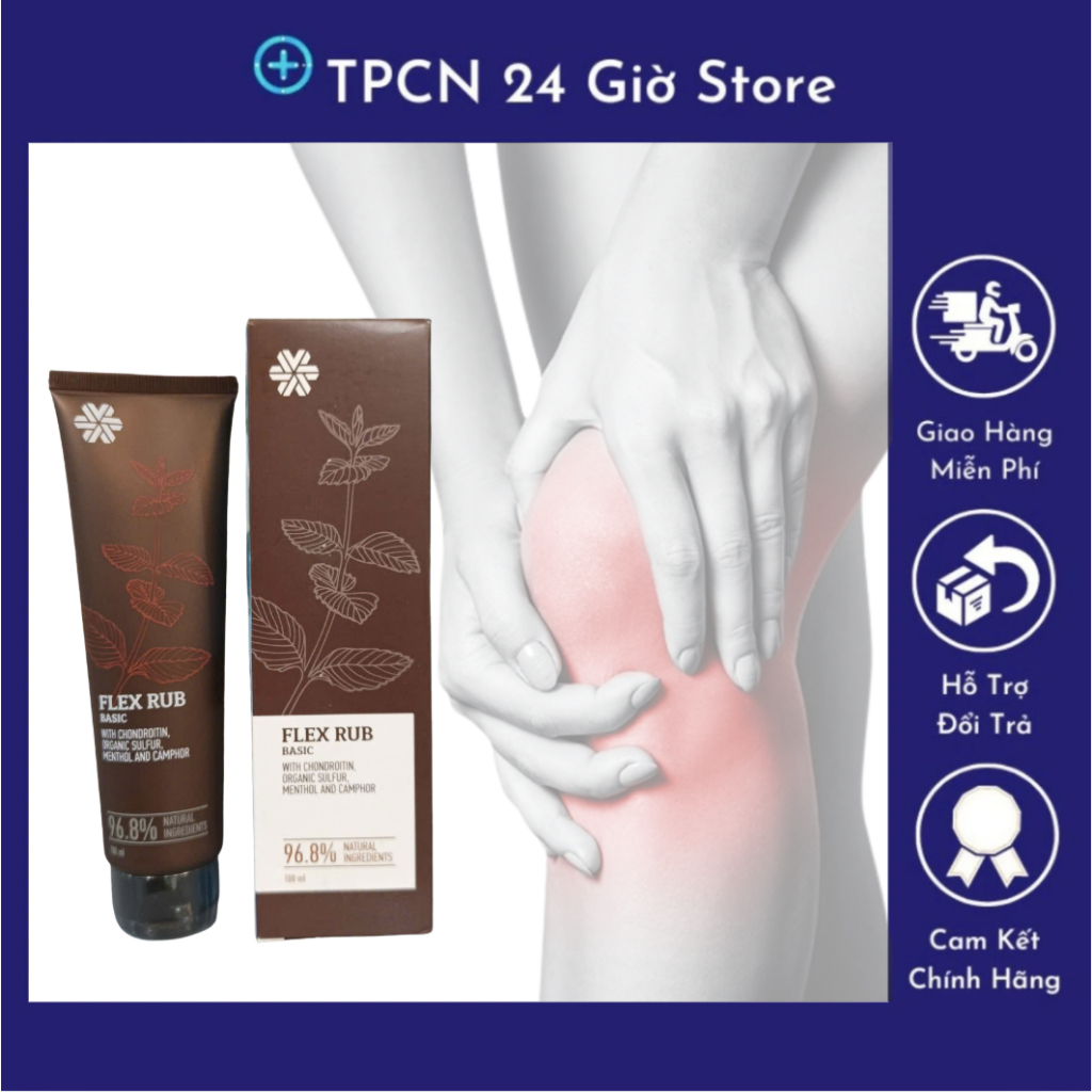 Gel xoa khớp Siberian - gel xoa khớp thảo mộc Flex Rub Basic Siberian ( tuýp 100ml )