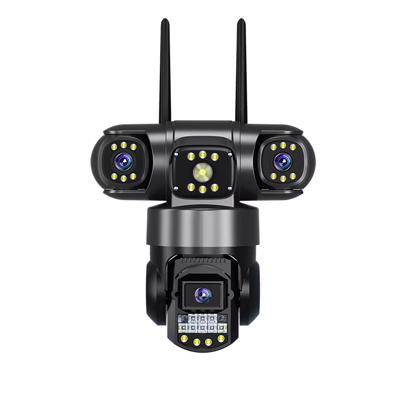 [ Chính hãng V380 ] Camera 2MP – FHD – 3 mắt – 4G – Đen – 2024 Súng Cầu