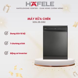 Máy rửa bát Hafele HDW-F601G 535.29.592 độc lập -  Vận Hành Êm Ái, Nhiều Chương Trình Rửa