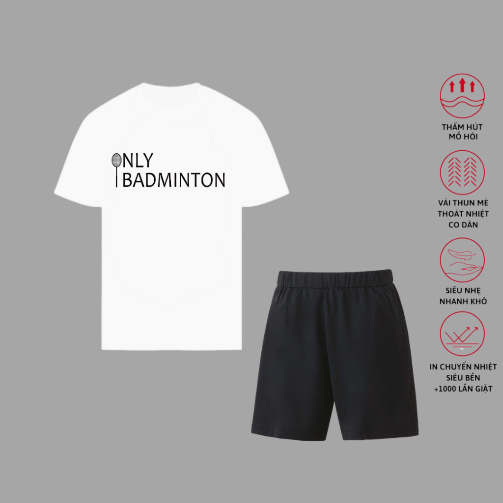Áo Cầu Lông, Quần Cầu Lông Chuyên Nghiệp Dùng Trong Tập Luyện Và Thi Đấu Cầu Lông A623