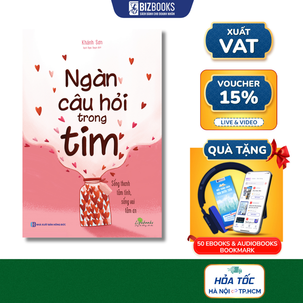 Sách Ngàn Câu Hỏi Trong Tim: Sống Thanh Tâm Tĩnh, Sống Vui Tâm An - Lòng Thanh Thản Thì Đời Mới An Y