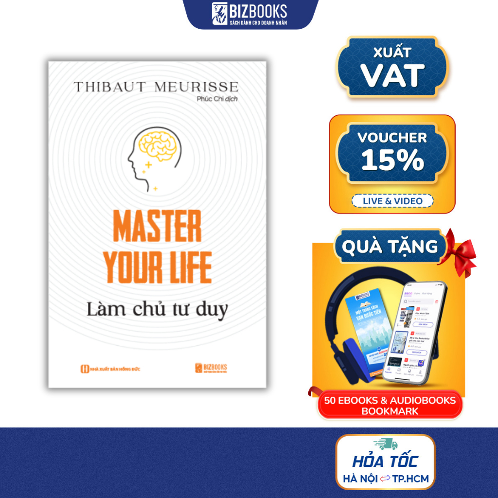 Sách Bizbooks - Master your life - Làm chủ tư duy