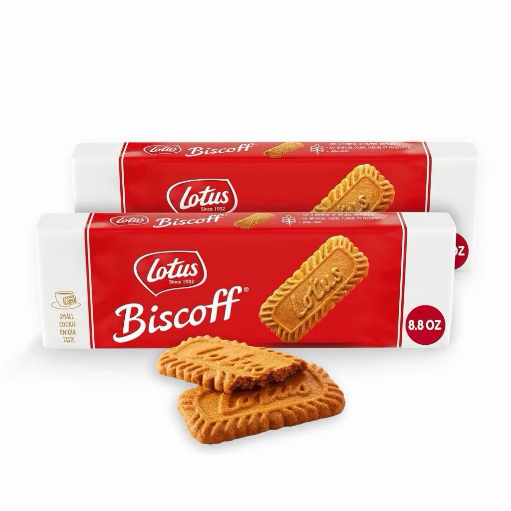 Thanh Bánh Quy giòn Lotus Biscoff Bỉ 250gram