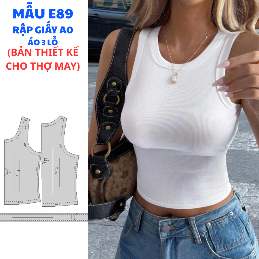 RẬP GIẤY A0 CHO THỢ MAY-ÁO THUN NỮ MÃ E89