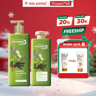   Live  Mua 1 Dầu gội Thái Dương 3 Hoa Lá Gold chai 500ml tặng tube 7 Plus Gold 50g 