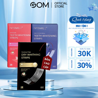  Miếng dán trắng răng Cấp Tốc IVISMILE Làm trắng răng tại nhà an toàn không ê buốt Hay Bào Mòn Răng 