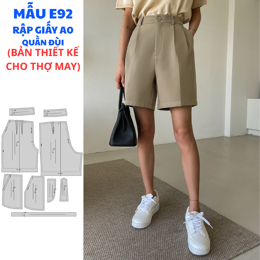 RẬP GIẤY A0 CHO THỢ MAY-QUẦN ĐÙI NỮ MÃ E92
