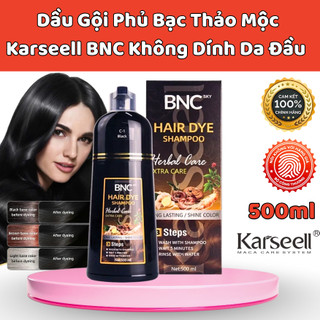 Dầu gội phủ bạc Karseell BNC Không Dính Da Đầu, Phủ Bạc Hiệu Quả – 500ml,Phủ bạc đến tận chân tóc chỉ sau 1 lần gội.
