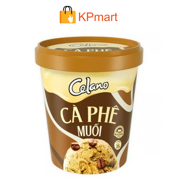 Kem hộp Celano cà phê muối 460ML