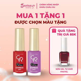   MUA 2 TẶNG 1  Sơn Móng Tay Gel Không Cần Hơ Đèn cao cấp Golden Rose Express Dry– Màu Thời Trang Che Phủ Cao Lâu Trôi 