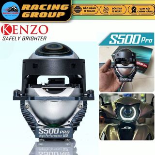  Kenzo S500 Pro V2 Đèn Bi Cầu Led Kenzo S500 Pro V2 Bản Nâng Cấp 2024 Công Suất 65W - Bảo Hành 2 Năm 