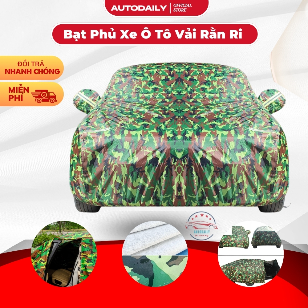 Bạt Phủ Ô Tô Rằn Ri Siêu Bền Cao Cấp