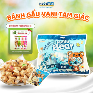 [New] Bánh Gấu Hello Bear Vị Vani Tam Giác Bánh Quy Nhân Kem Vani Đồ Ăn Vặt Ngon Cho Bé Headway