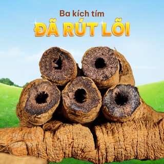 Ba kích tím 1kg, củ ba kích khô rút lõi, ba kích củ to, sạch đẹp - Tổng Kho Sỉ Thảo Dược