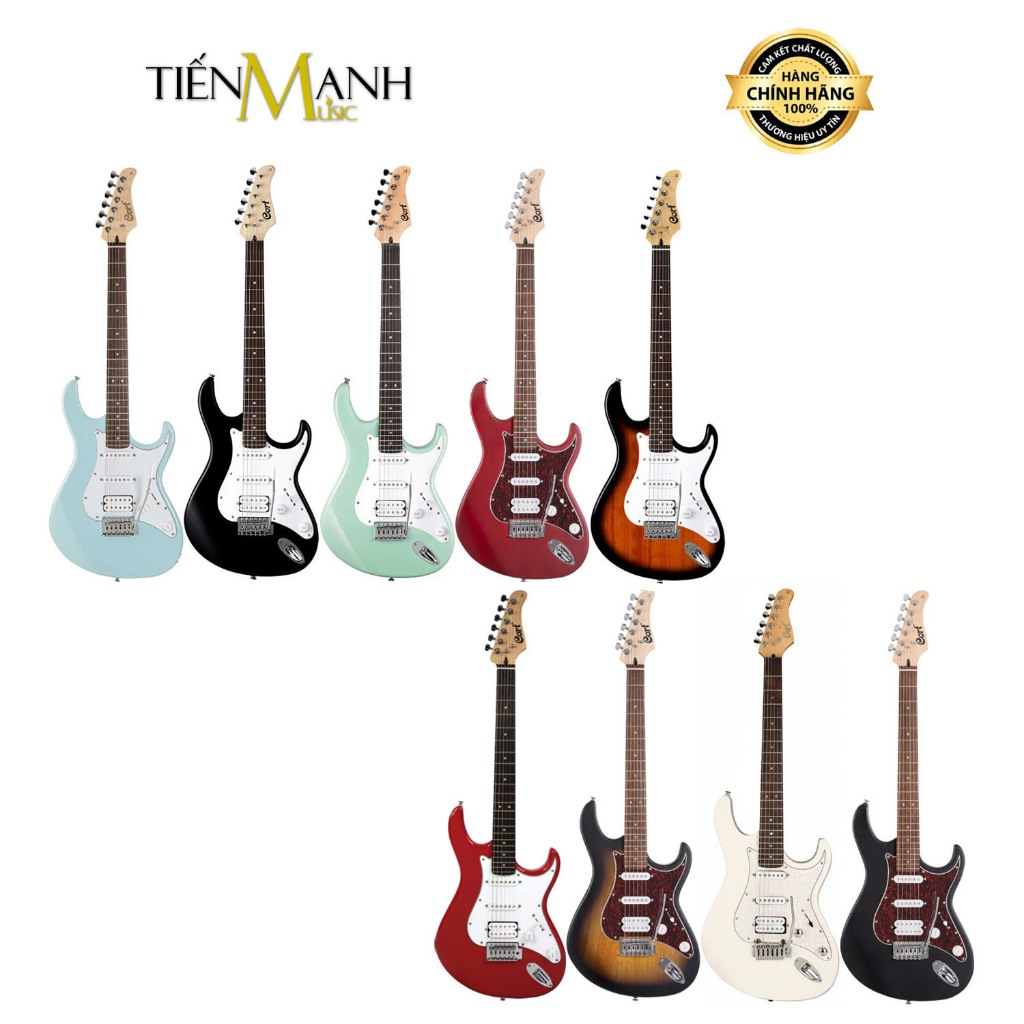 [Chính Hãng] Đàn Guitar Điện Cort G110 - Electric HSS G Series SHS SSH, Jatoba Fingerboard Ghita G-1