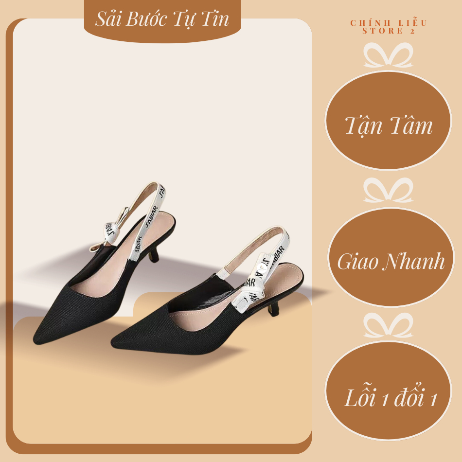 GIÀY SLINGBACK QUAI RUY BĂNG – SIÊU TÔN DÁNG – NEW ARRIVAL CL STORE 2