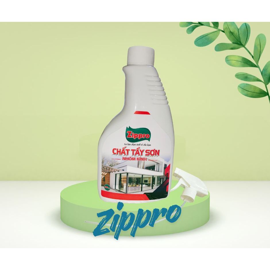 Chất tẩy sơn nhôm kính Zippro cao cấp 500ML