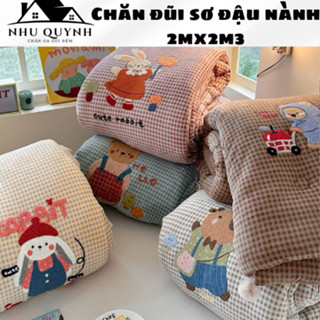   Hàng Nhập Chăn đũi trần bông sơ đũi đậu lành dày loại 1 bông hơi siêu nhẹ siêu ấm dùng cho mùa đông được chọn màu 