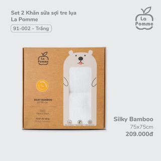 K002 Set 2 Khăn đa năng sợi tre lụa (75x75) La Pomme
