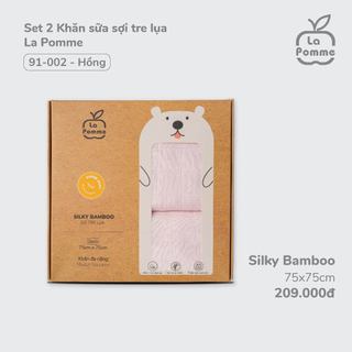 K002 Set 2 Khăn đa năng sợi tre lụa (75x75) La Pomme