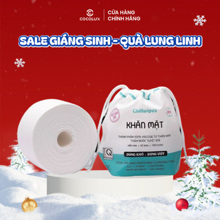  Khăn mặt khô Chillwipes Facial Hand Disposable Cleansing Towel 80 khăn - Cocolux 