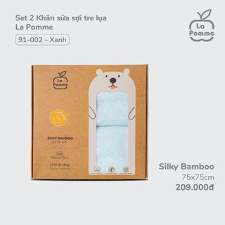 K002 Set 2 Khăn đa năng sợi tre lụa (75x75) La Pomme