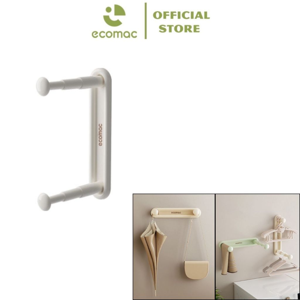 Giá Treo Móc Quần Áo ECOMAC EC29 Điều Chỉnh Thu Gọn Thông Minh Không Khoan Tường