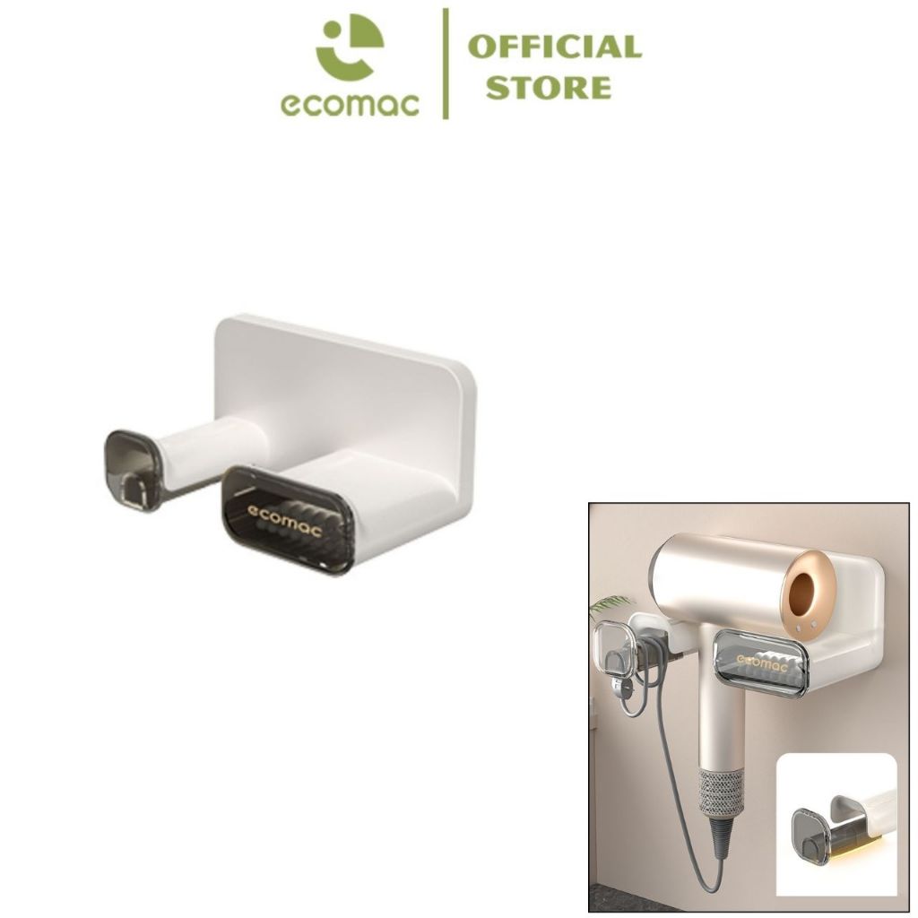 Giá Để Máy Sấy Tóc ECOMAC Có Ngăn Để Đồ Tiện Lợi EC28