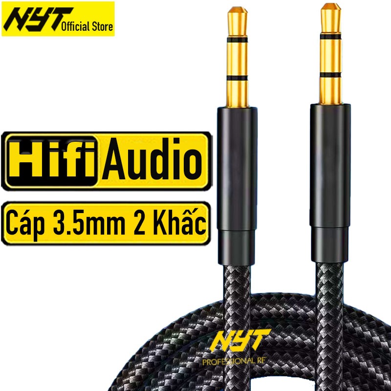 Dây 3.5mm Audio Hifi Bện Dù Cao Cấp IDTech AT101 - BH 12T Đổi Mới