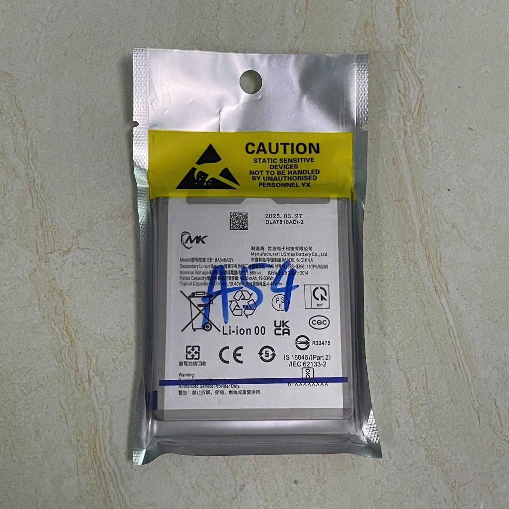 pin samsung A54 model EB-BA546ABY ,zin bảo hành 6 tháng