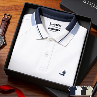  Áo Polo Nam SIXMEN Polo Marin Cổ Bẻ Tay Ngắn Vải Cá Sấu FeelMax Premium Cao Cấp Co Giãn Thoáng Mát 