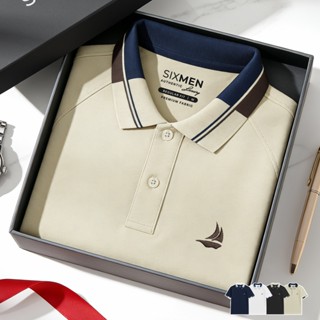  Áo Polo Nam SIXMEN Polo Marin Cổ Bẻ Tay Ngắn Vải Cá Sấu FeelMax Premium Cao Cấp Co Giãn Thoáng Mát 