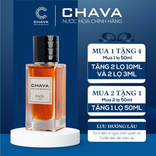  Nước Hoa Nam LUXURY PAUL CHAVA Thiết Kế Dạng Xịt Hương Cay Nồng Gợi Cảm Và Lôi Cuốn Phong Cách Sang Trọng 