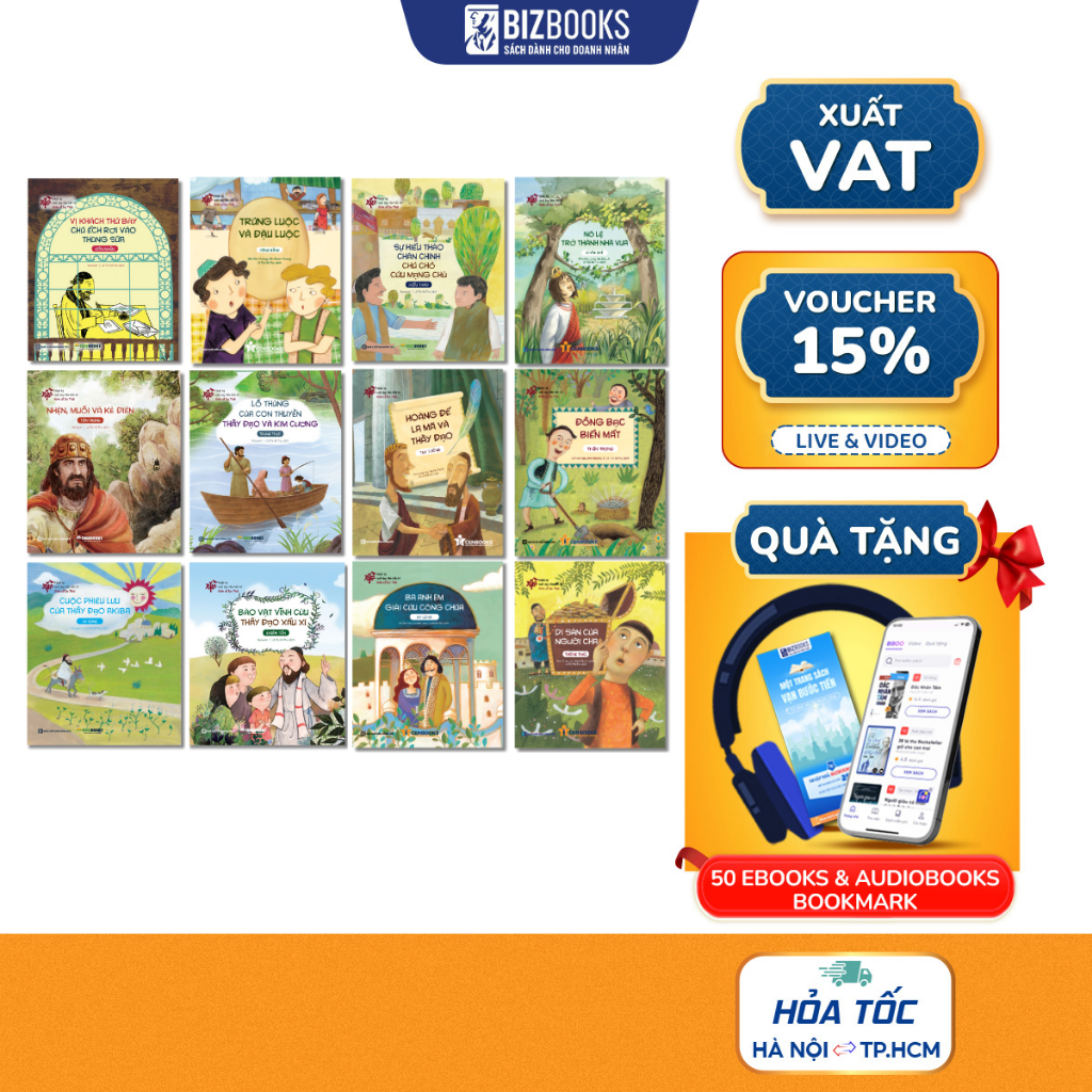 Bộ 12 Cuốn Sách Nhật Ký Nuôi Dạy Tâm Hồn Từ Kinh Cổ Do Thái: 12 Phẩm Chất Con Yêu Cần Có