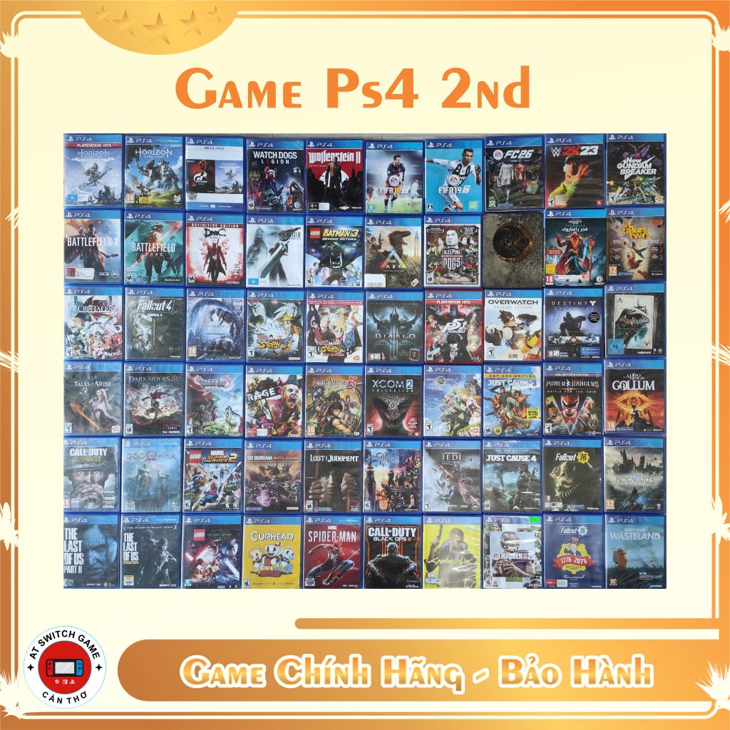 Đĩa Chơi Game PS4 2ND & New Giá Rẻ Chính Hãng