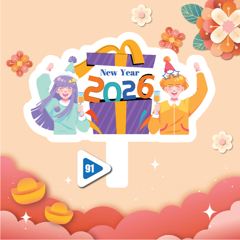 Bảng Cầm Tay Tất Niên – Hashtag Chào Năm Mới, Hashtag tết, Hashtag Tiệc Công Ty, Hashtag Check-in Cu