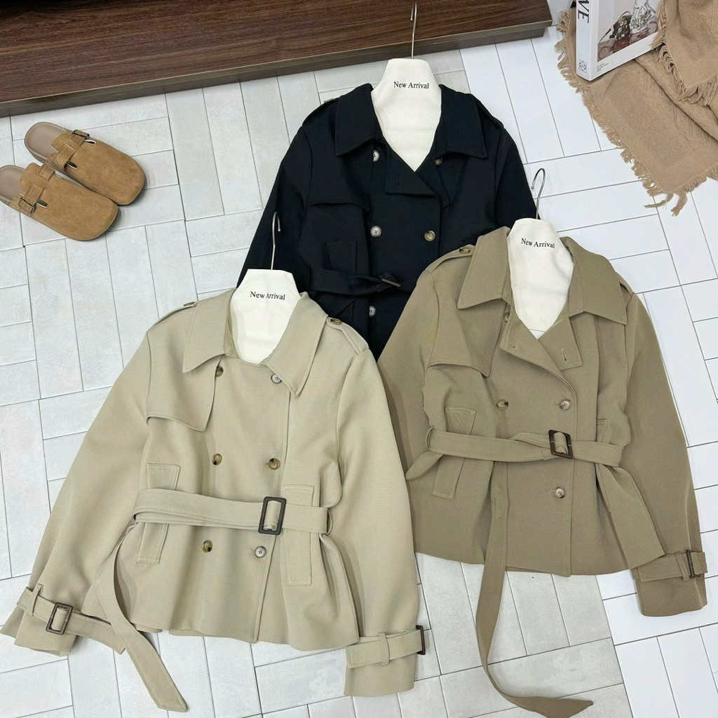 HYERI- Áo Mangto Dáng Vừa / Áo Khoác 9917+ Hàng QCCC 100%